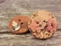 Preview: Blumen Kokos Knopf Ohrstecker Rosen Flower